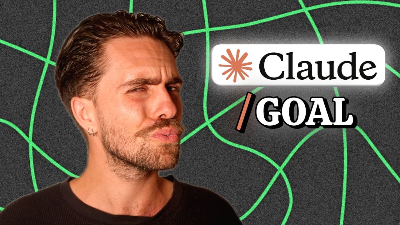 Claude Code /goal vient de sortir et il peut construire absolument n'importe quoi!